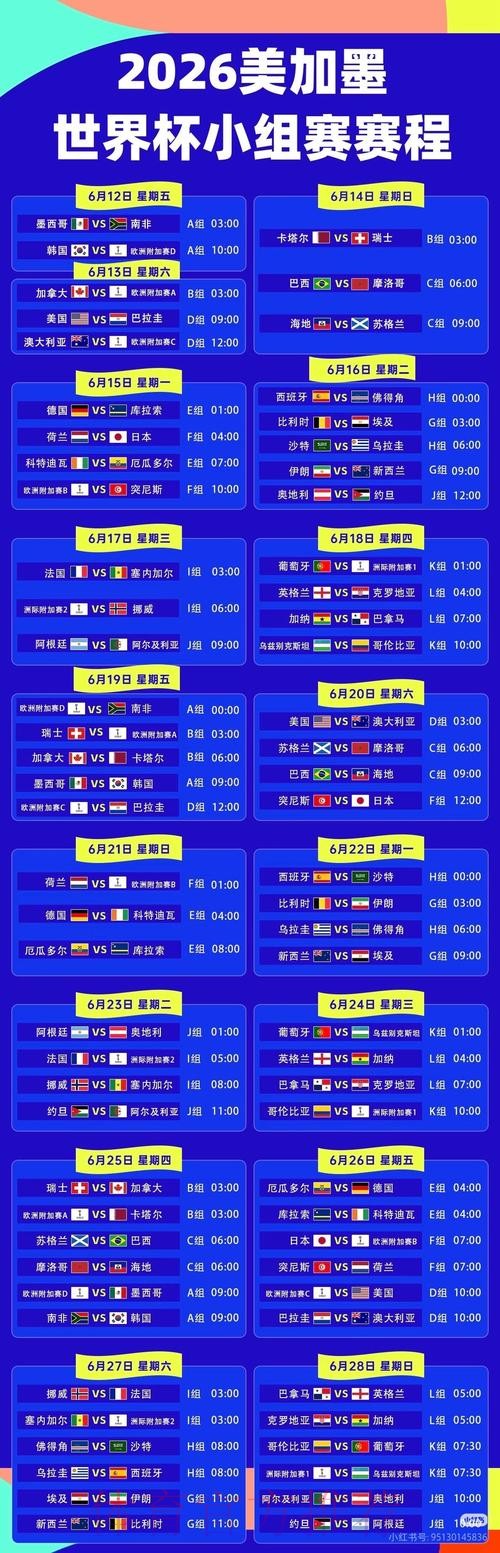 2026世界杯高清直播一览 2026世界杯高清直播一览